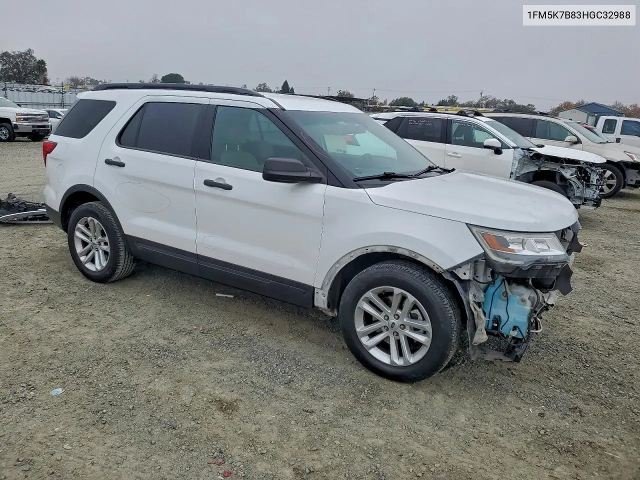 1FM5K7B83HGC32988 2017 Ford Explorer