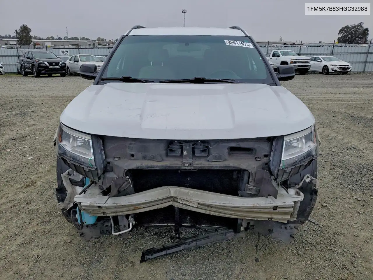 1FM5K7B83HGC32988 2017 Ford Explorer