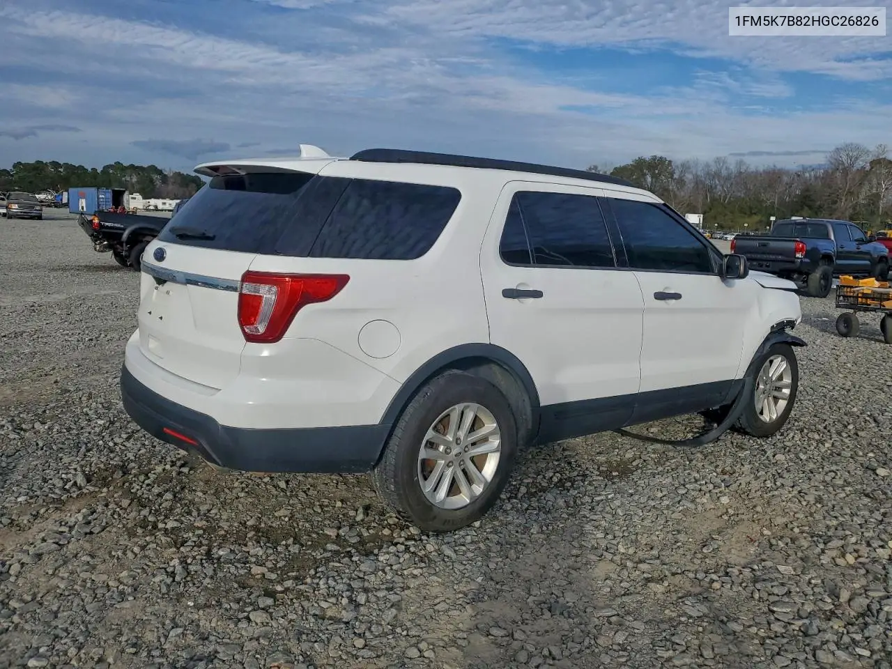 1FM5K7B82HGC26826 2017 Ford Explorer