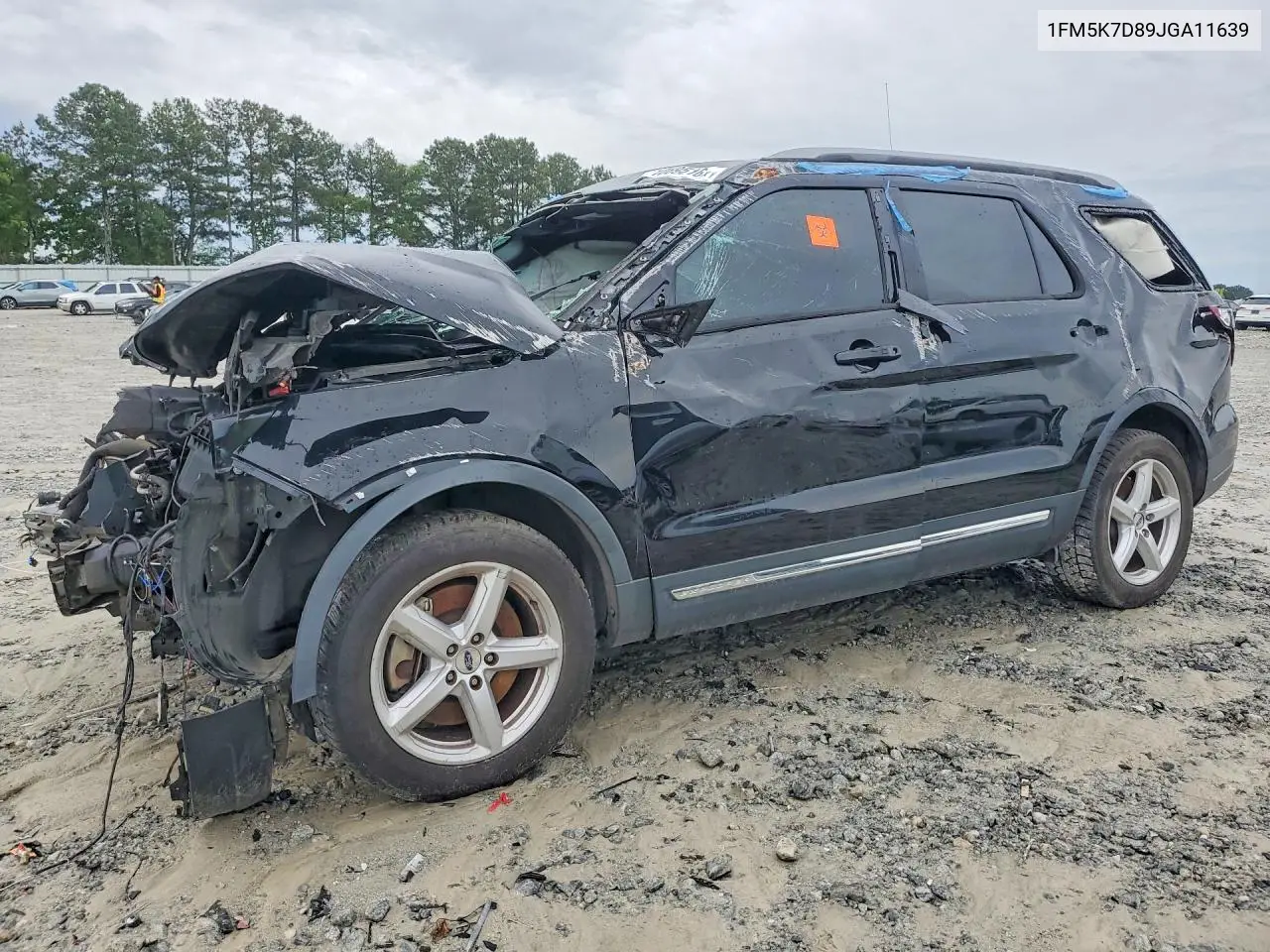 1FM5K7D89JGA11639 2018 Ford Explorer Xlt