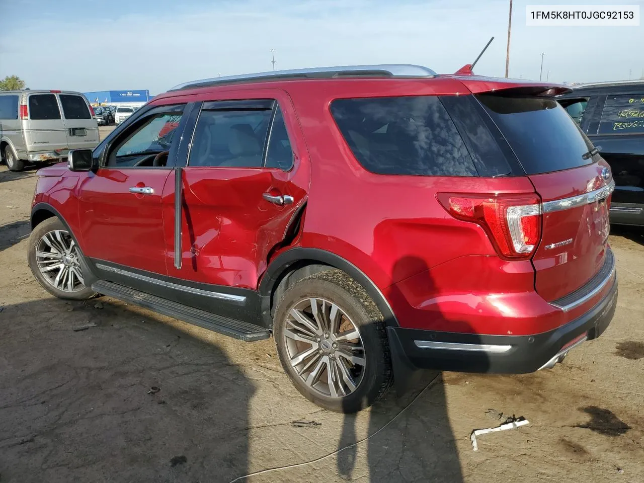 1FM5K8HT0JGC92153 2018 Ford Explorer Platinum