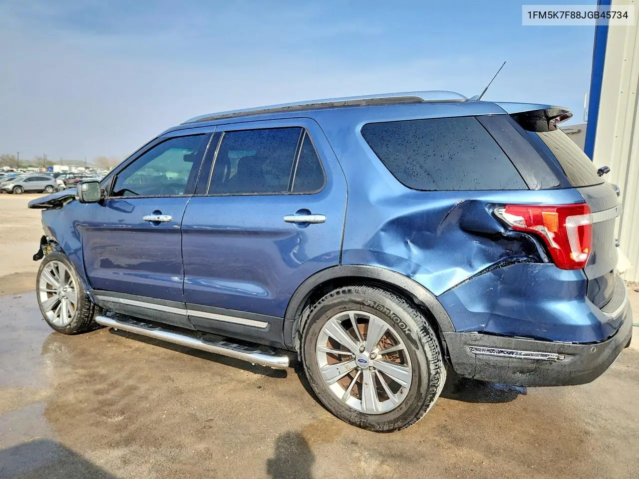 1FM5K7F88JGB45734 2018 Ford Explorer Limited