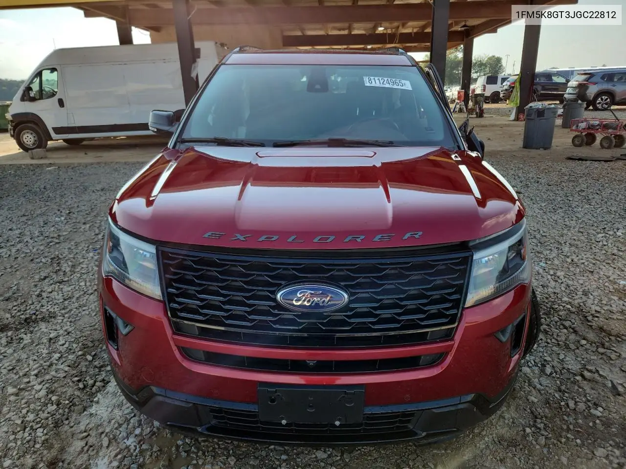 1FM5K8GT3JGC22812 2018 Ford Explorer Sport