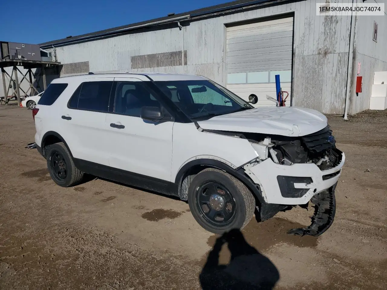 1FM5K8AR4JGC74074 2018 Ford Explorer Police Interceptor