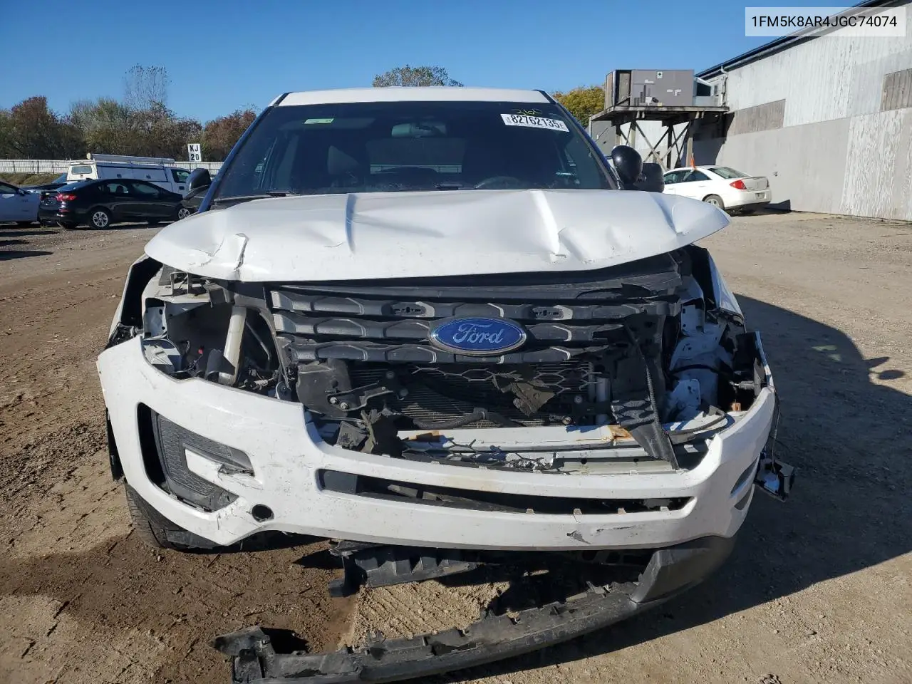 1FM5K8AR4JGC74074 2018 Ford Explorer Police Interceptor