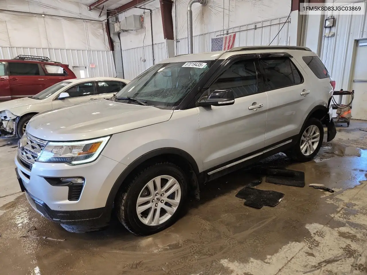 1FM5K8D83JGC03869 2018 Ford Explorer Xlt