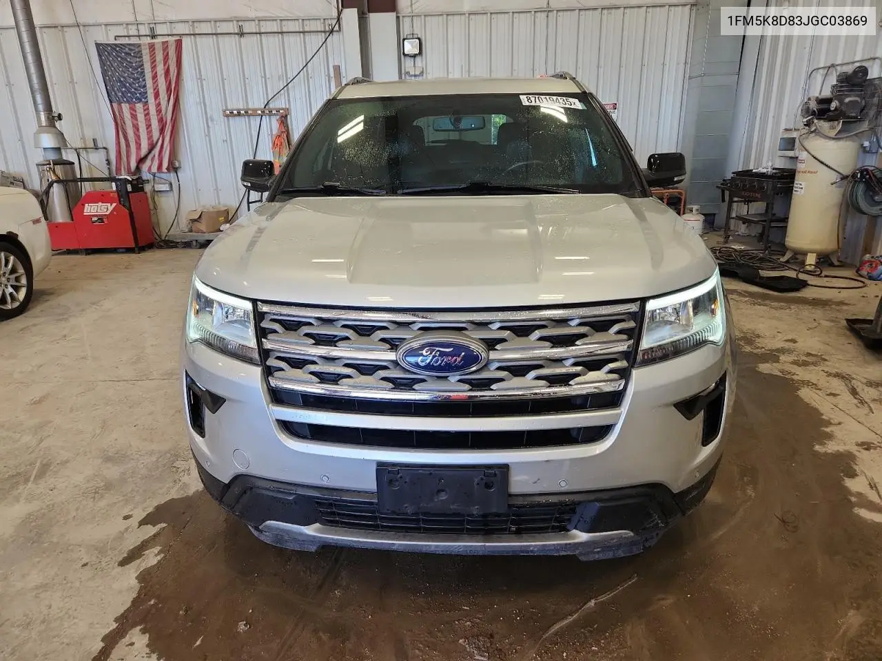 1FM5K8D83JGC03869 2018 Ford Explorer Xlt