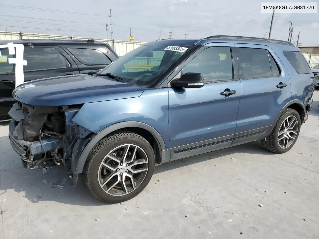1FM5K8GT7JGB31770 2018 Ford Explorer Sport