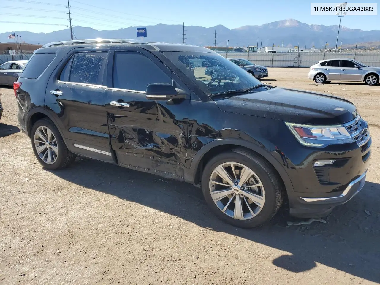 1FM5K7F88JGA43883 2018 Ford Explorer Limited