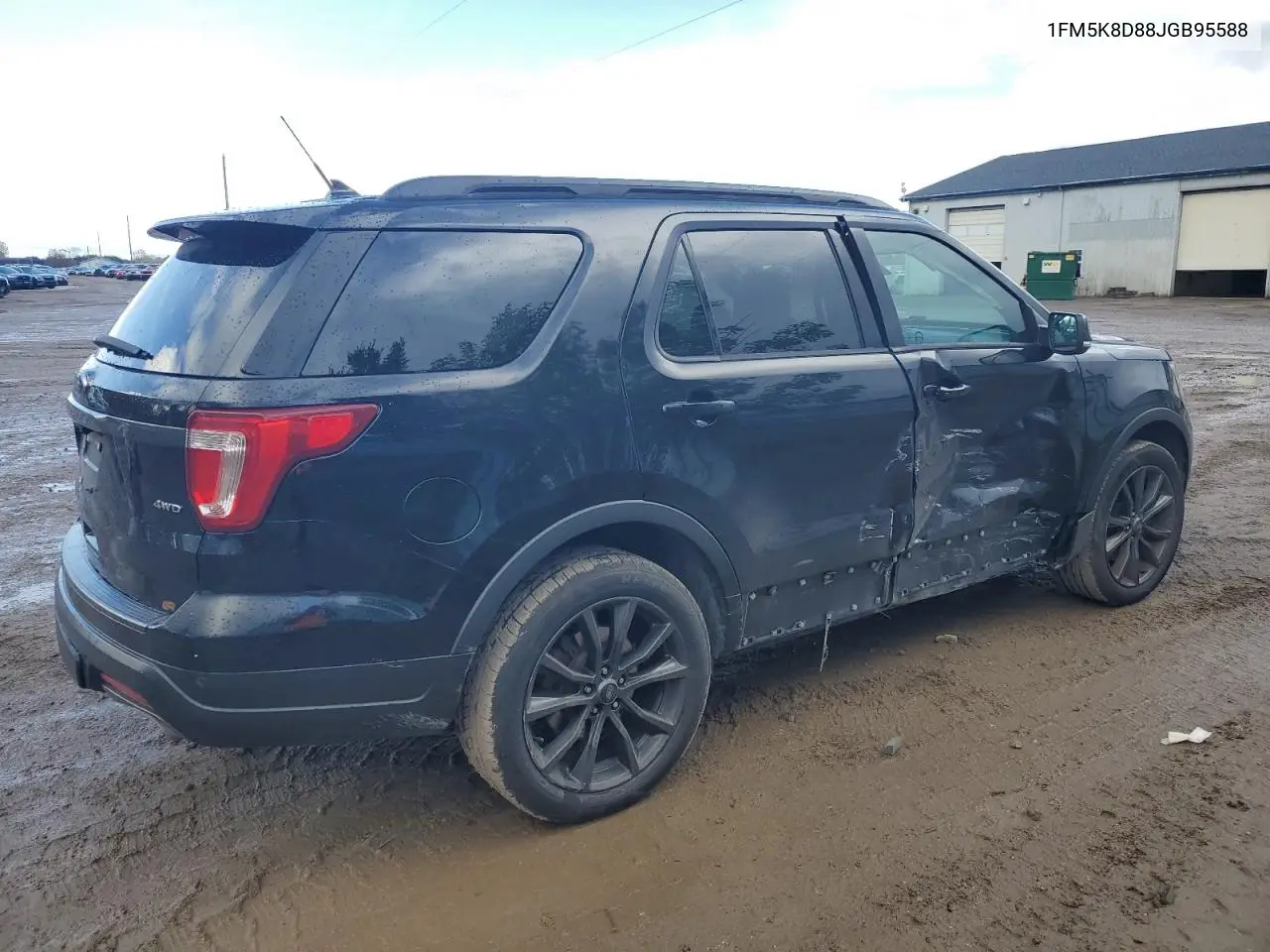 1FM5K8D88JGB95588 2018 Ford Explorer Xlt