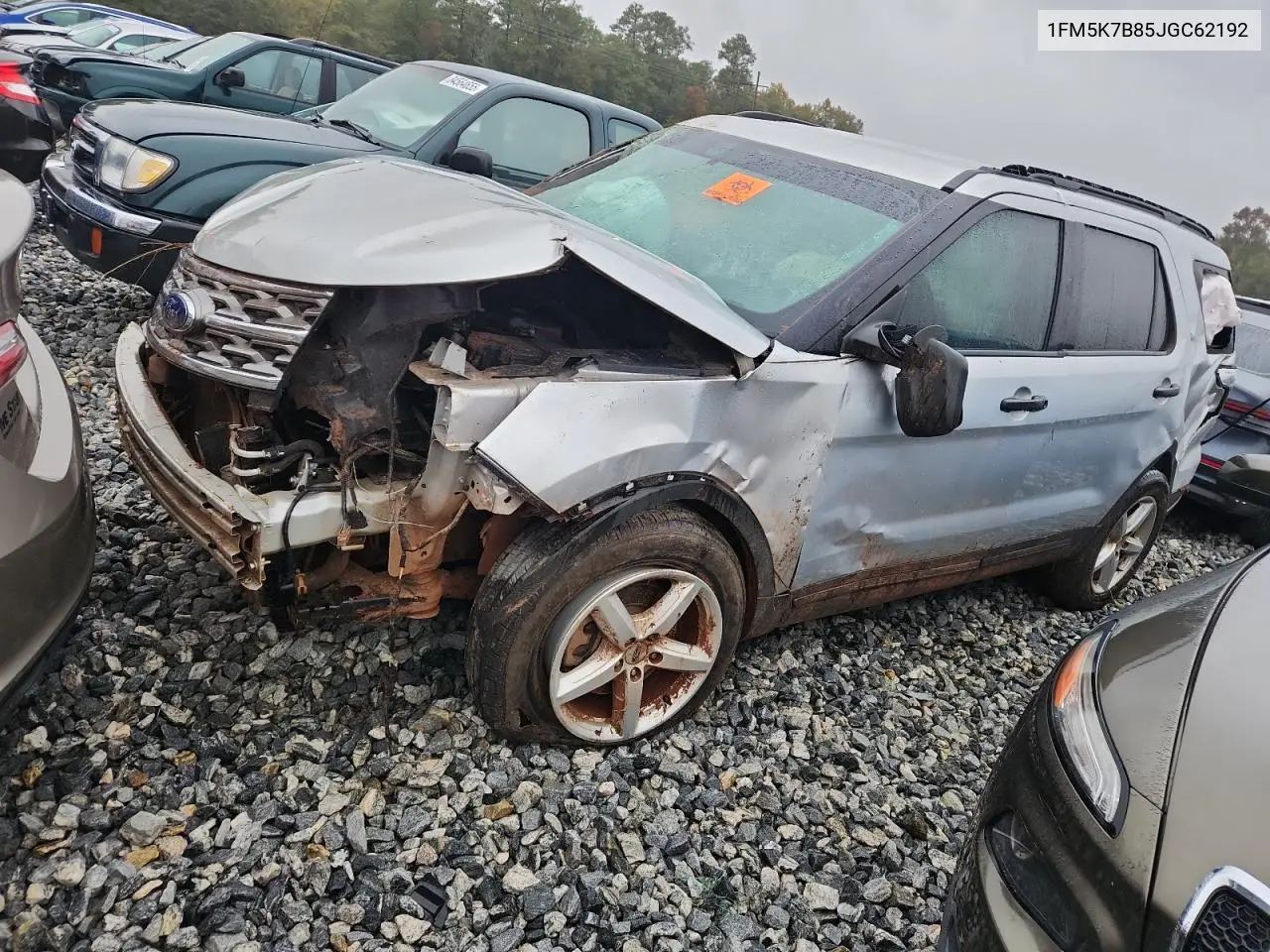 1FM5K7B85JGC62192 2018 Ford Explorer