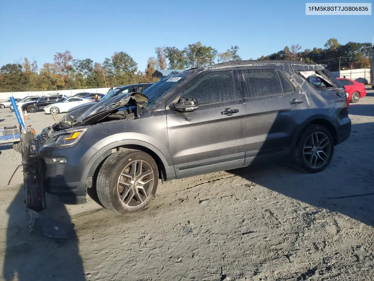 1FM5K8GT7JGB06836 2018 Ford Explorer Sport