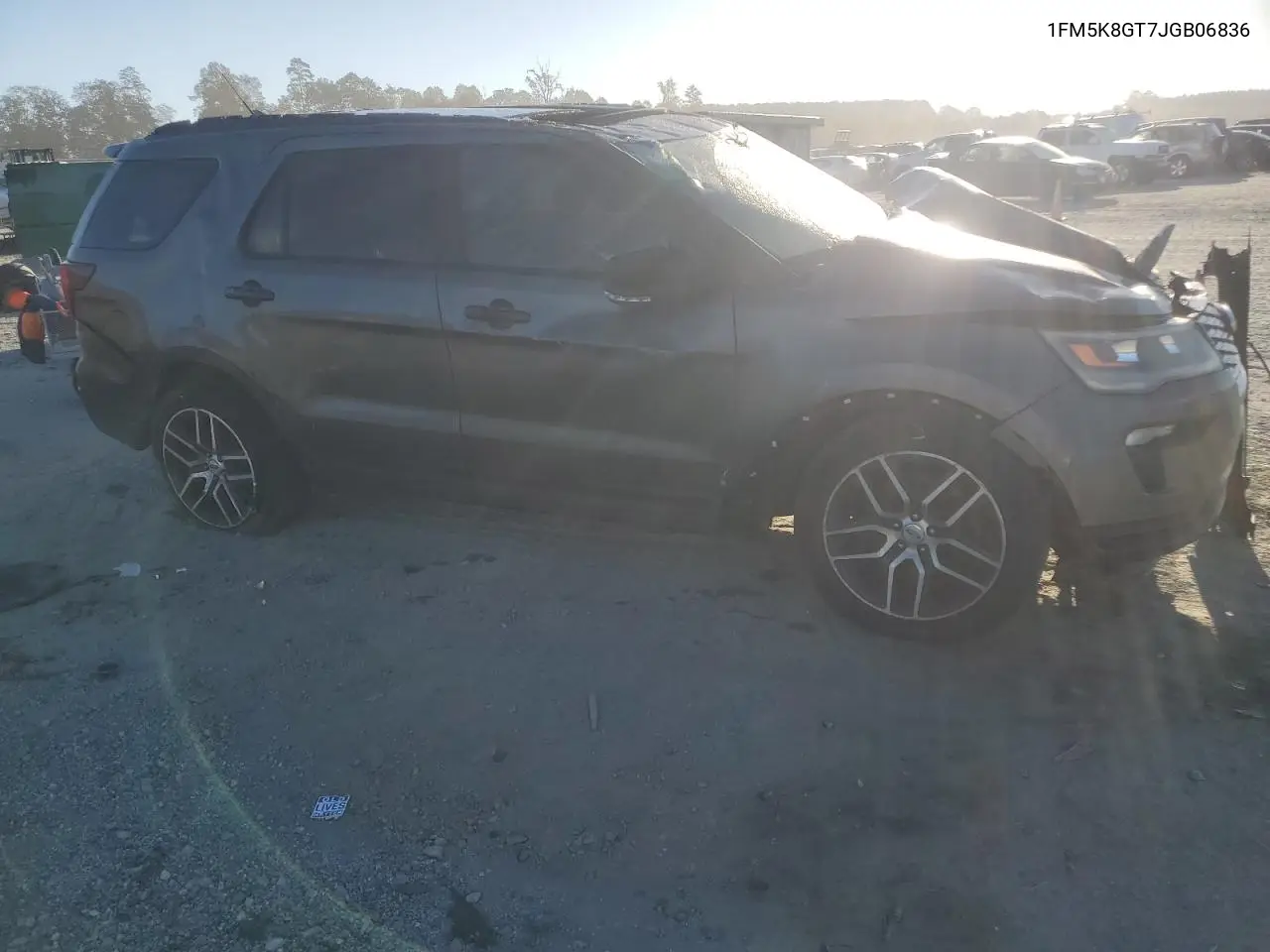 1FM5K8GT7JGB06836 2018 Ford Explorer Sport