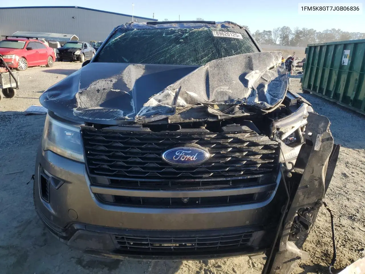 1FM5K8GT7JGB06836 2018 Ford Explorer Sport