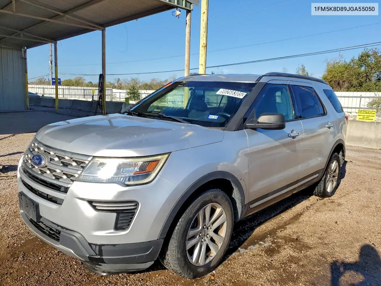 1FM5K8D89JGA55050 2018 Ford Explorer Xlt
