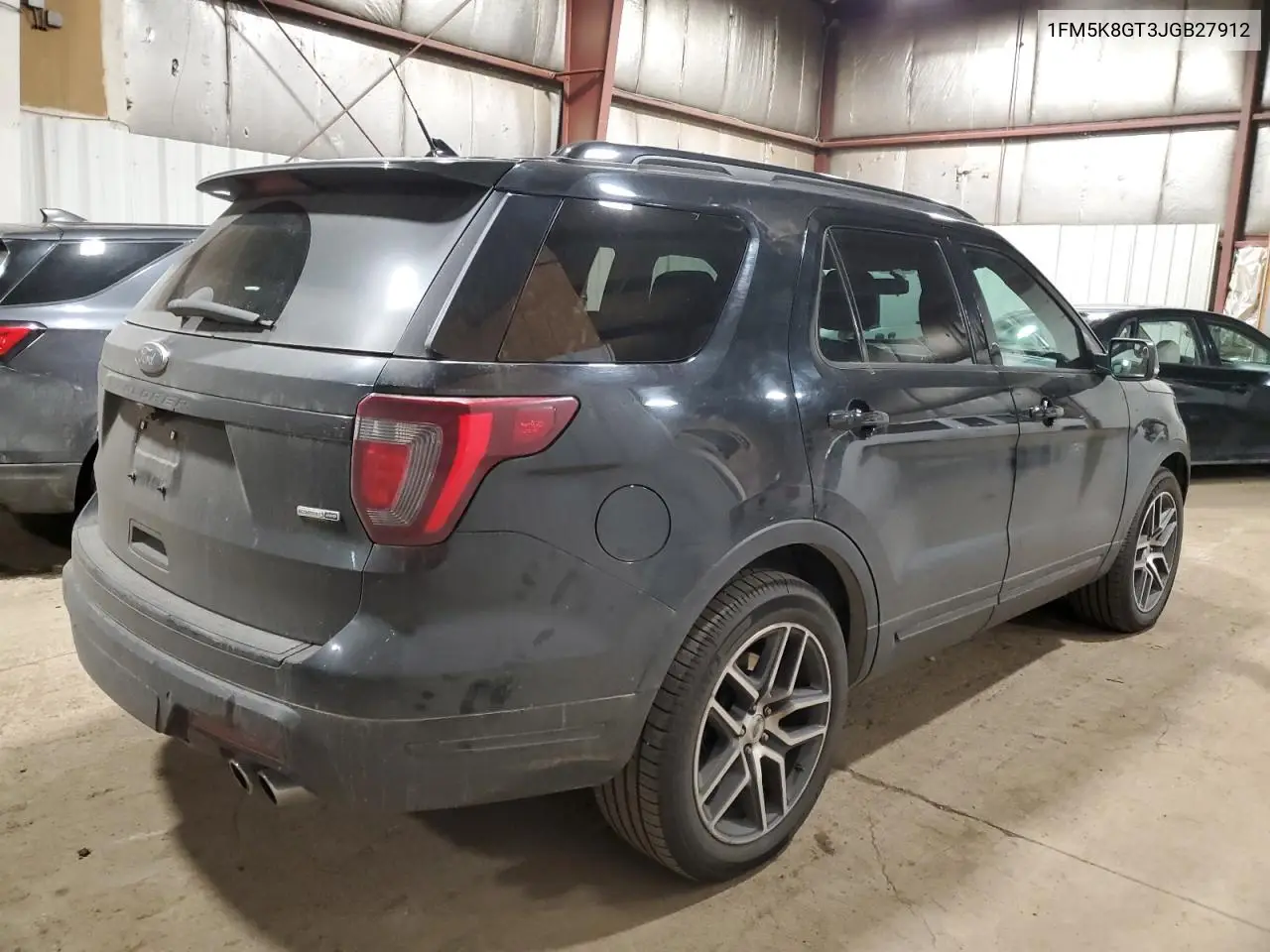 1FM5K8GT3JGB27912 2018 Ford Explorer Sport