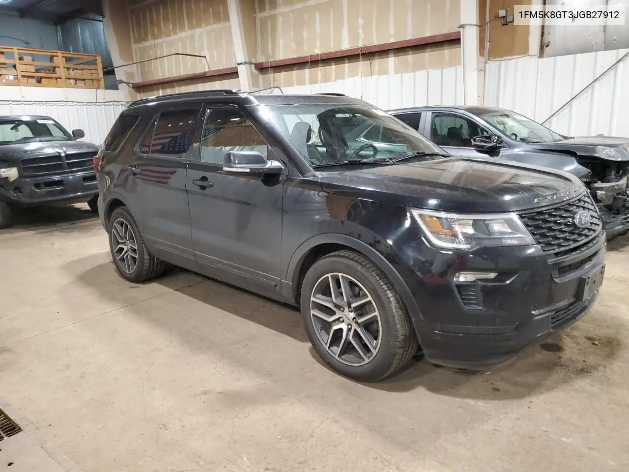 1FM5K8GT3JGB27912 2018 Ford Explorer Sport