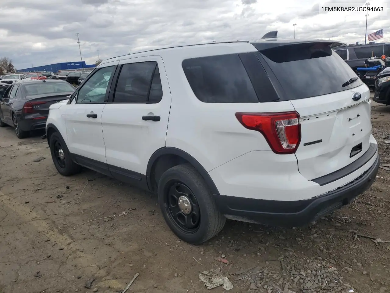 1FM5K8AR2JGC94663 2018 Ford Explorer Police Interceptor