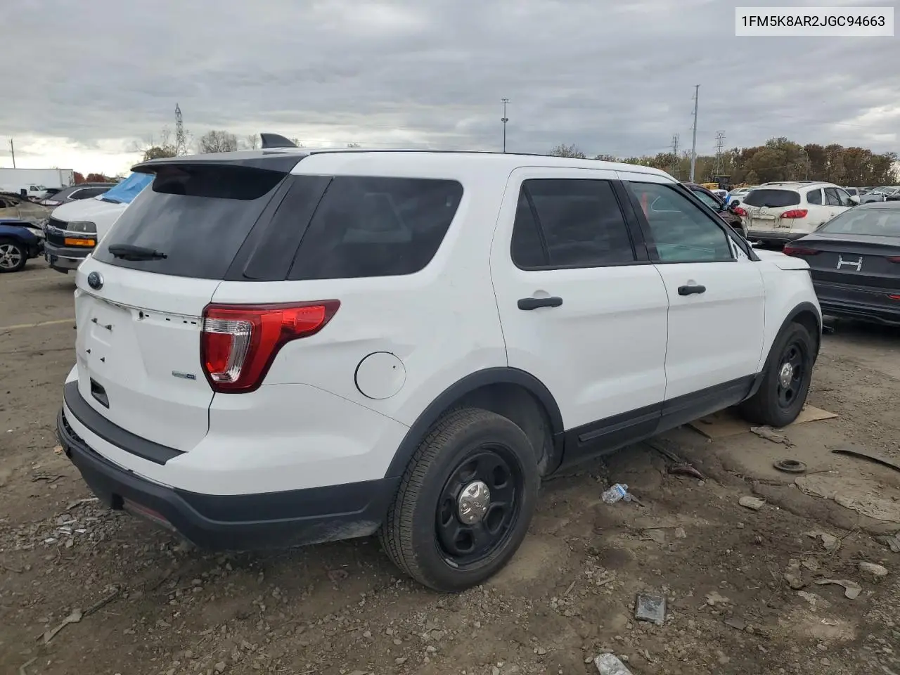 1FM5K8AR2JGC94663 2018 Ford Explorer Police Interceptor