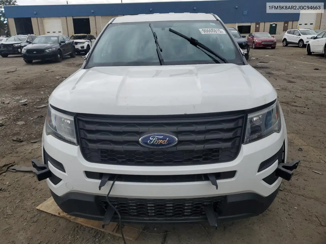 1FM5K8AR2JGC94663 2018 Ford Explorer Police Interceptor