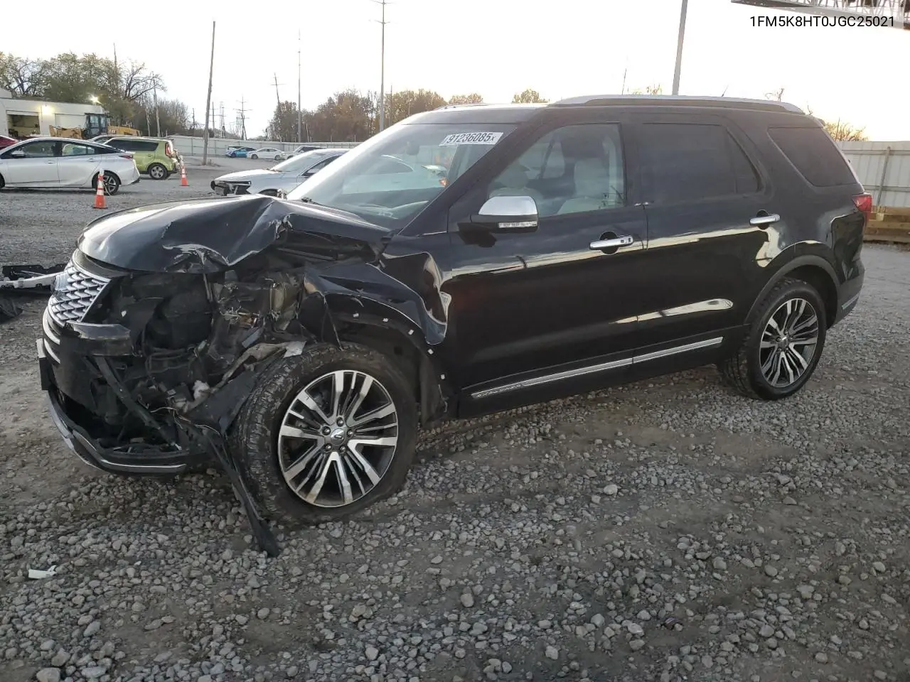 1FM5K8HT0JGC25021 2018 Ford Explorer Platinum