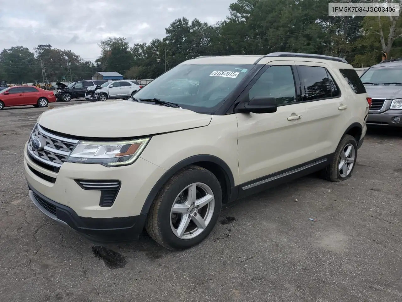 1FM5K7D84JGC03406 2018 Ford Explorer Xlt