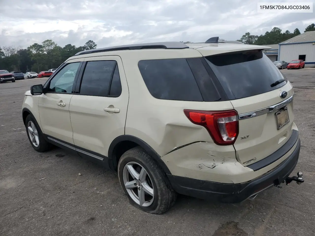 1FM5K7D84JGC03406 2018 Ford Explorer Xlt