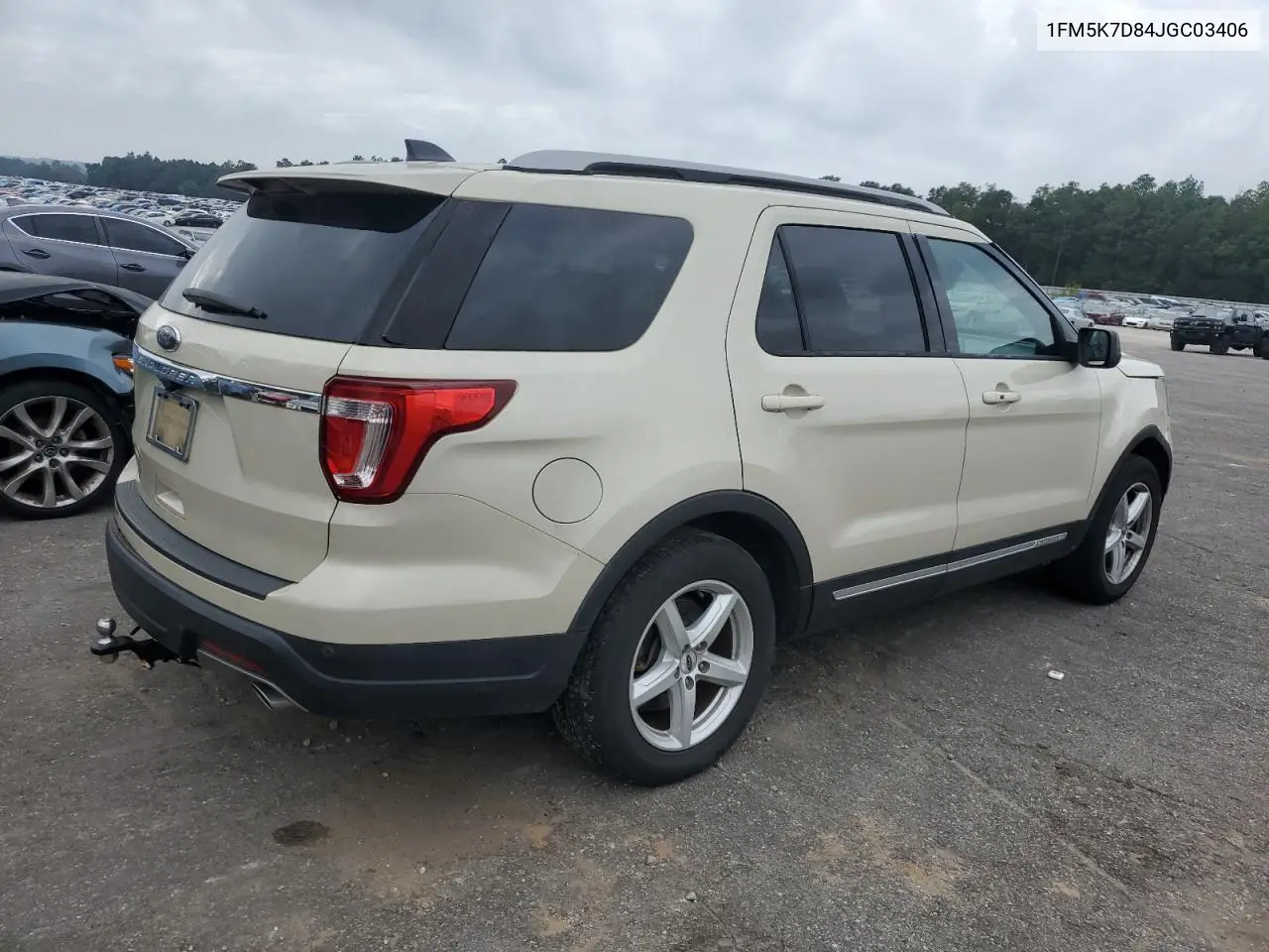 1FM5K7D84JGC03406 2018 Ford Explorer Xlt