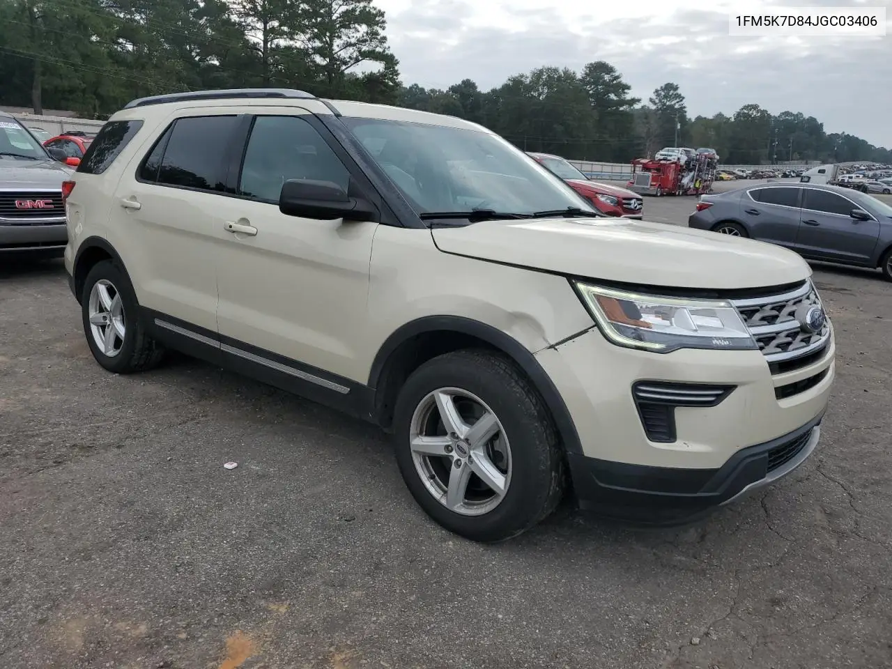 1FM5K7D84JGC03406 2018 Ford Explorer Xlt