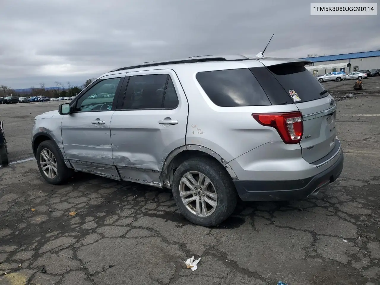 1FM5K8D80JGC90114 2018 Ford Explorer Xlt