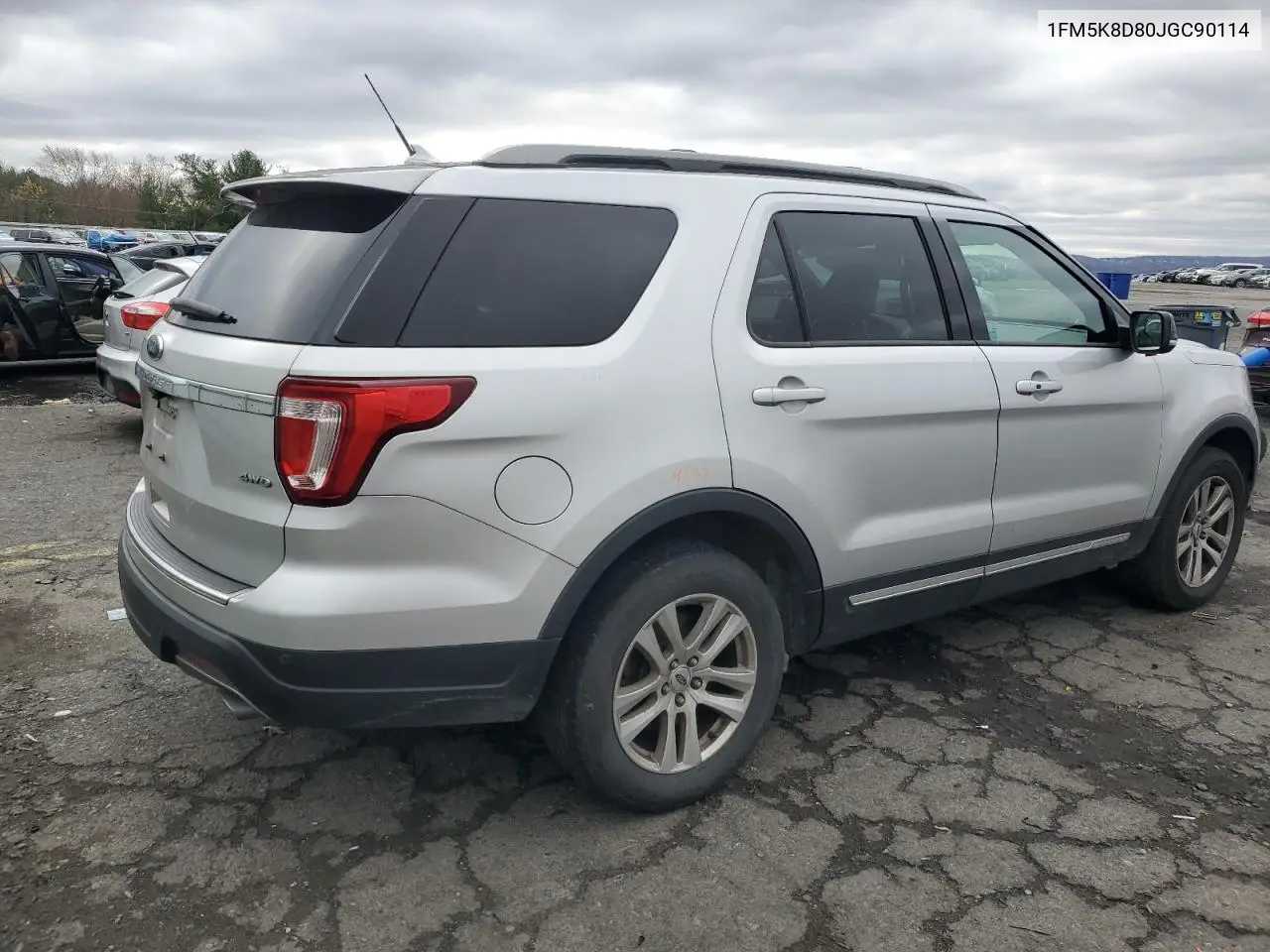 1FM5K8D80JGC90114 2018 Ford Explorer Xlt