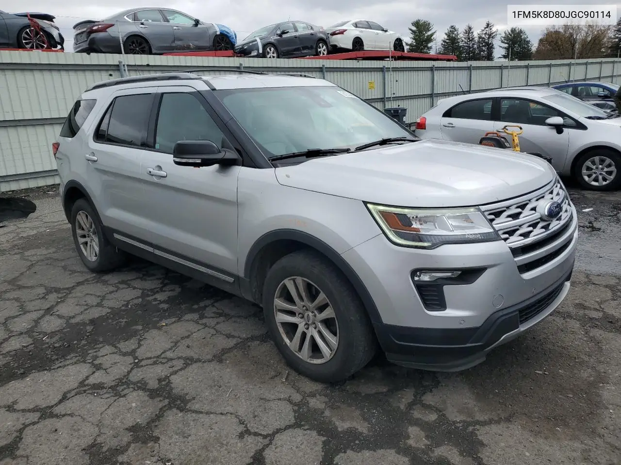 1FM5K8D80JGC90114 2018 Ford Explorer Xlt