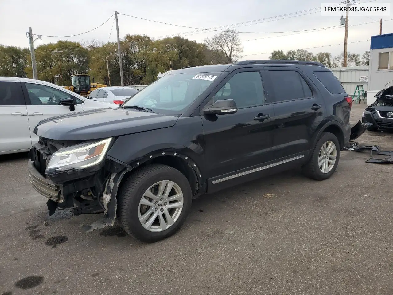 1FM5K8D85JGA65848 2018 Ford Explorer Xlt