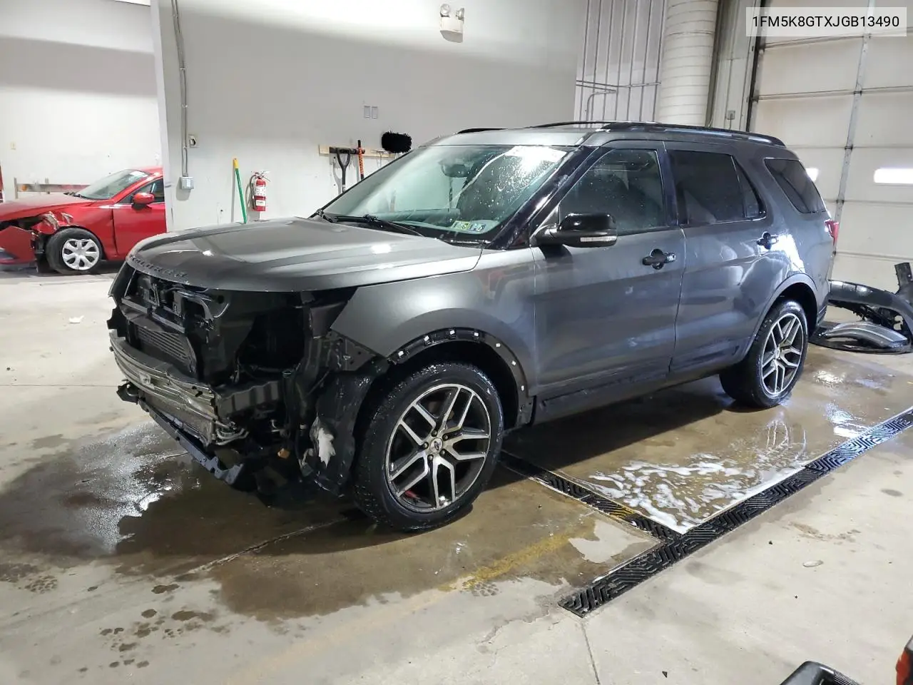 1FM5K8GTXJGB13490 2018 Ford Explorer Sport