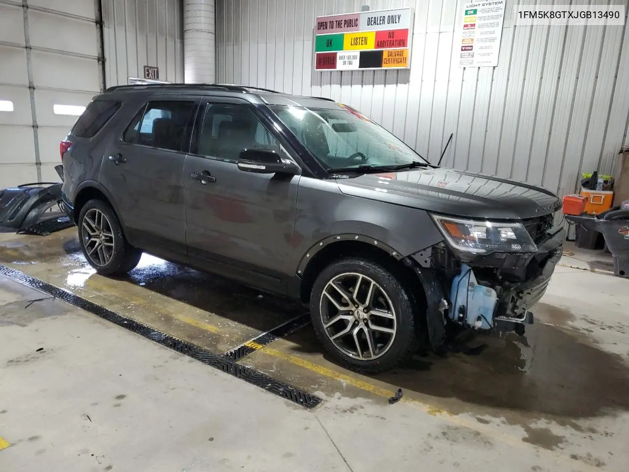 1FM5K8GTXJGB13490 2018 Ford Explorer Sport