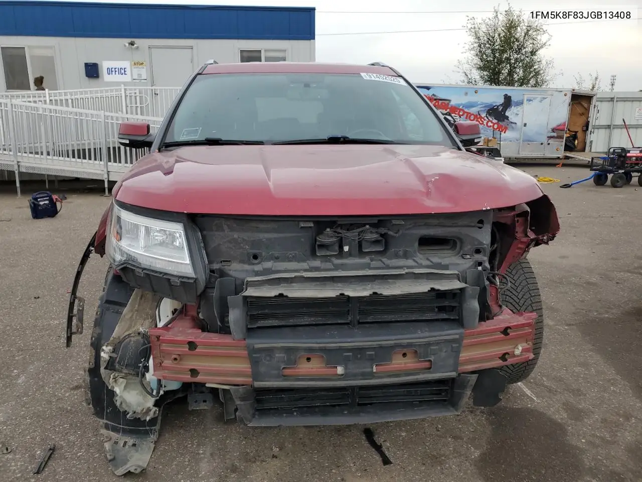 1FM5K8F83JGB13408 2018 Ford Explorer Limited
