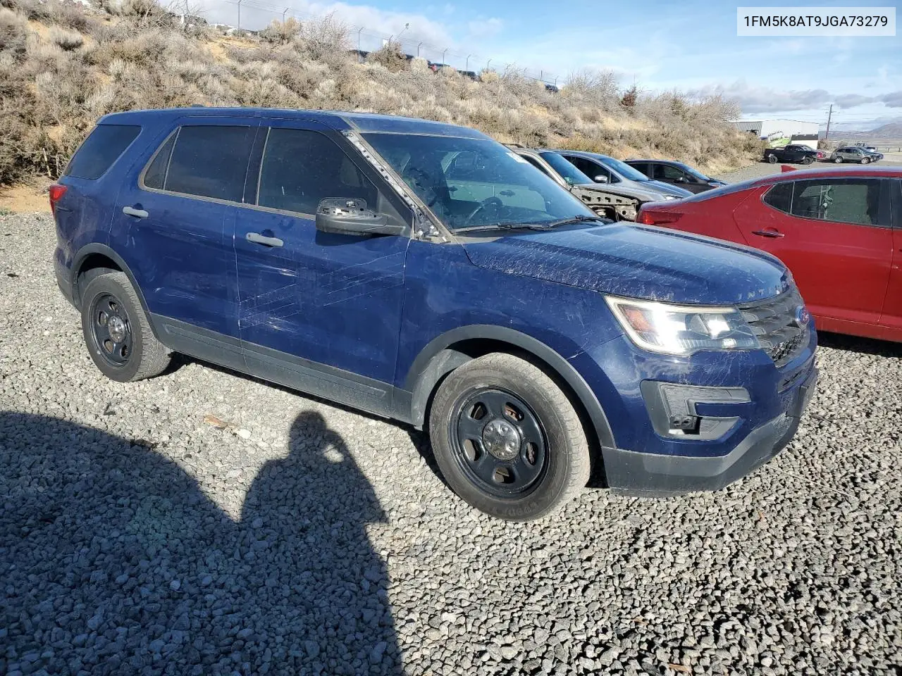 1FM5K8AT9JGA73279 2018 Ford Explorer Police Interceptor