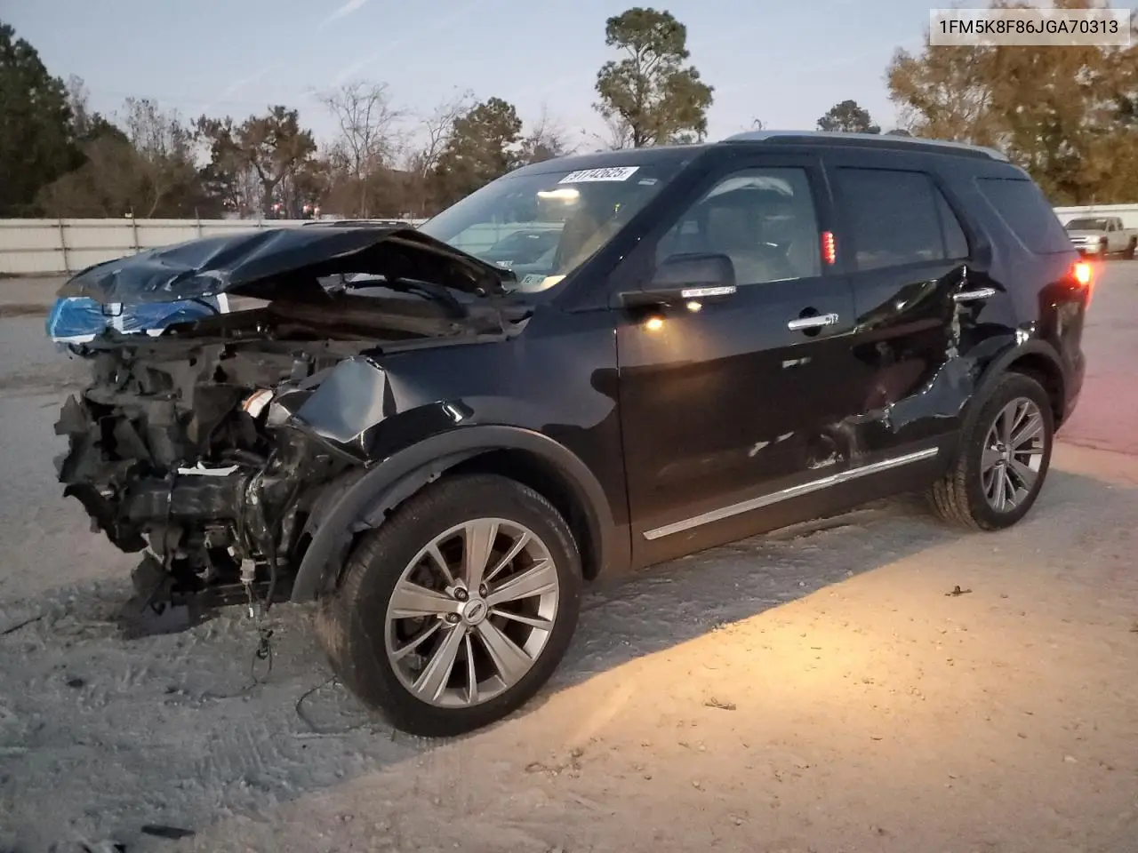 1FM5K8F86JGA70313 2018 Ford Explorer Limited