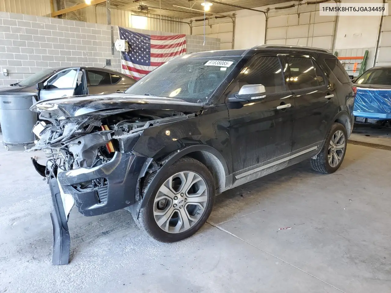 1FM5K8HT6JGA34459 2018 Ford Explorer Platinum