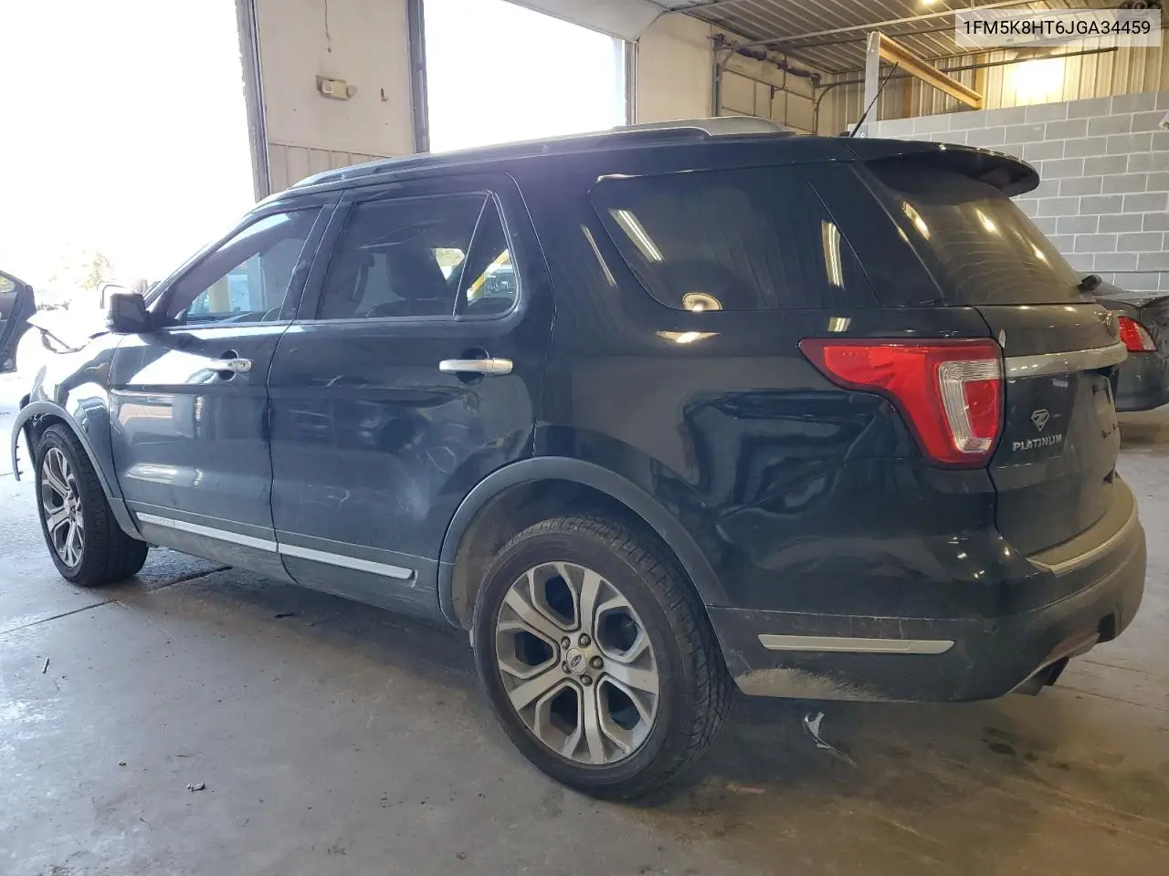 1FM5K8HT6JGA34459 2018 Ford Explorer Platinum