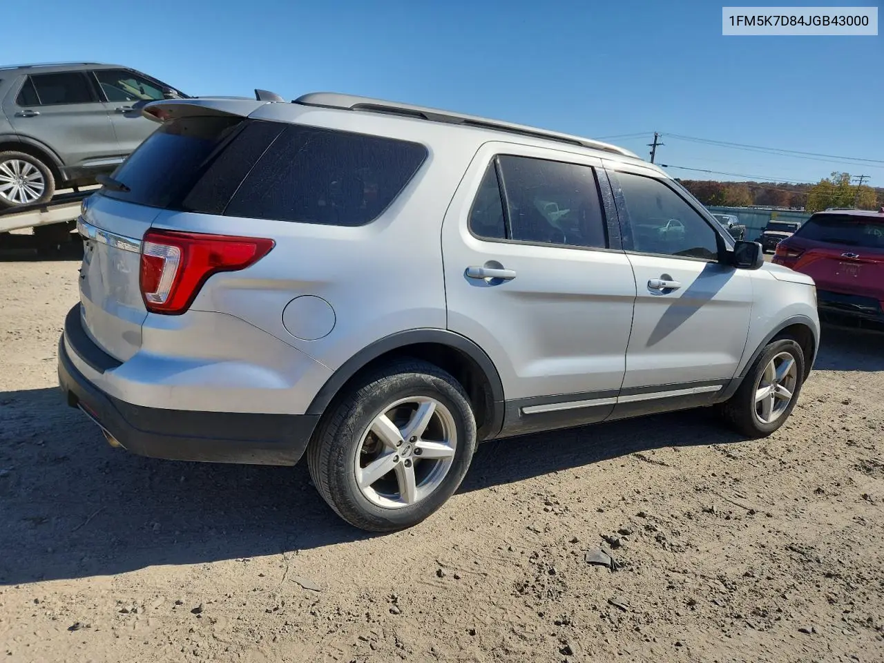 1FM5K7D84JGB43000 2018 Ford Explorer Xlt