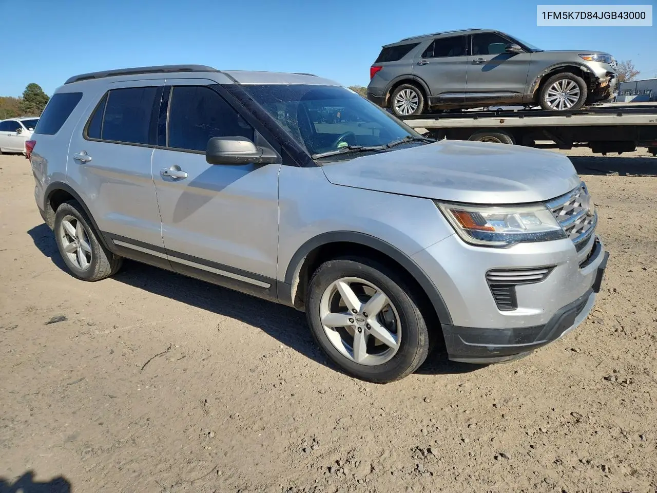 1FM5K7D84JGB43000 2018 Ford Explorer Xlt