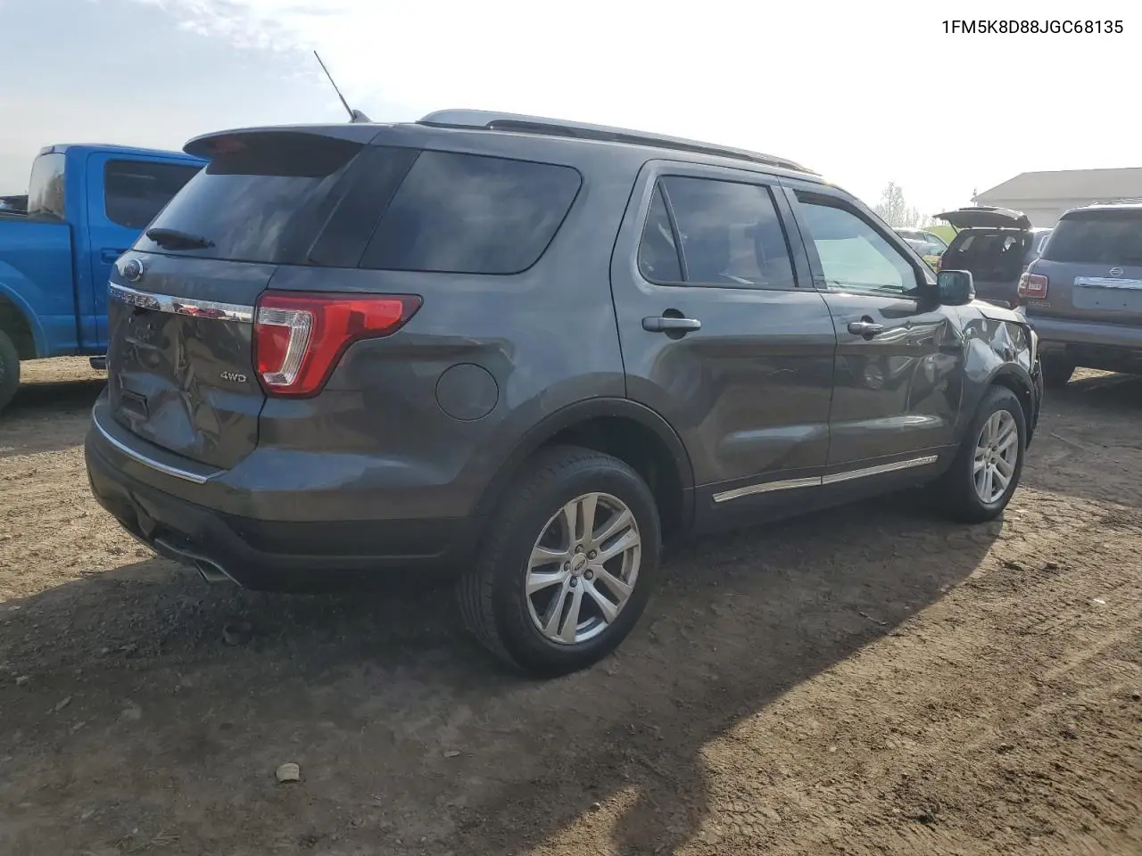 1FM5K8D88JGC68135 2018 Ford Explorer Xlt