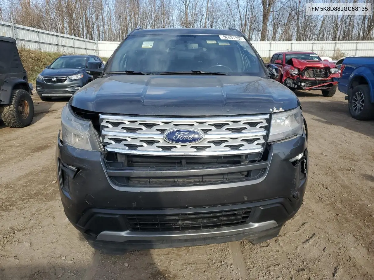 1FM5K8D88JGC68135 2018 Ford Explorer Xlt