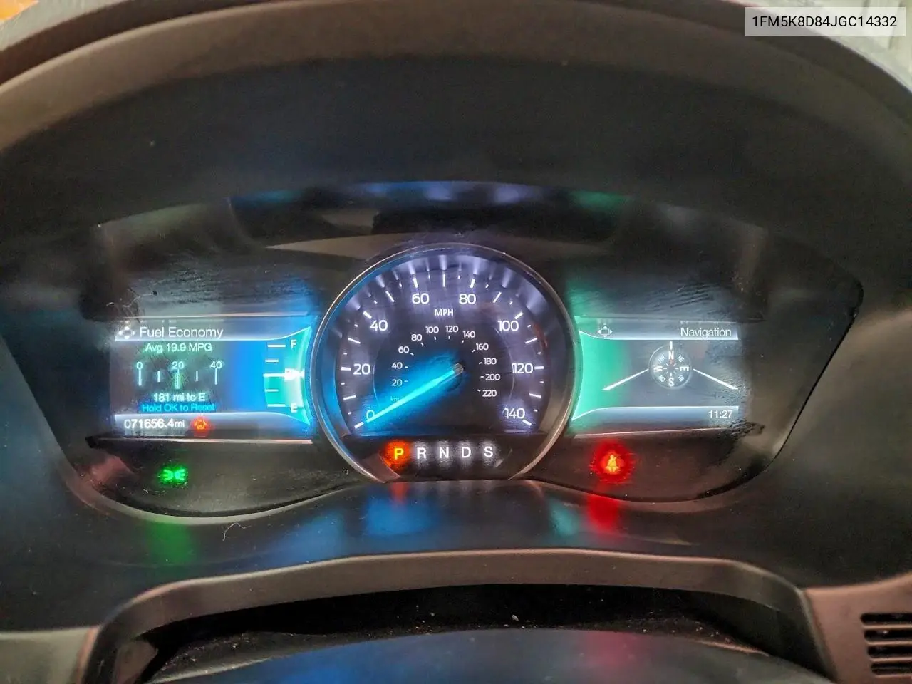 1FM5K8D84JGC14332 2018 Ford Explorer Xlt