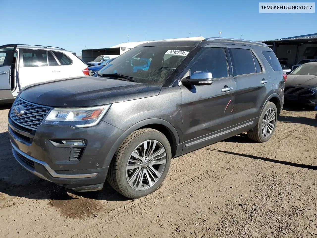 1FM5K8HT5JGC51517 2018 Ford Explorer Platinum