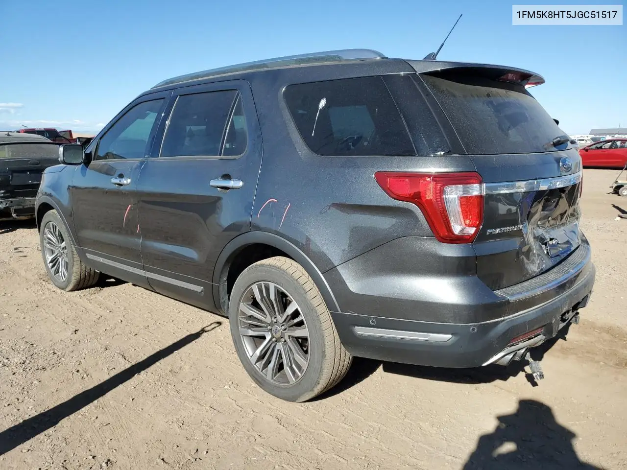 1FM5K8HT5JGC51517 2018 Ford Explorer Platinum