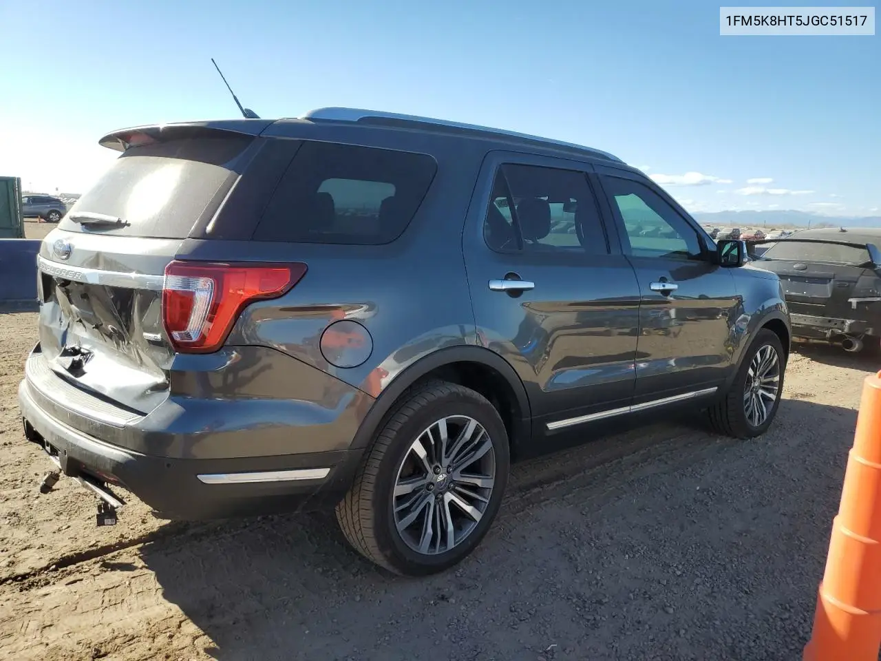 1FM5K8HT5JGC51517 2018 Ford Explorer Platinum