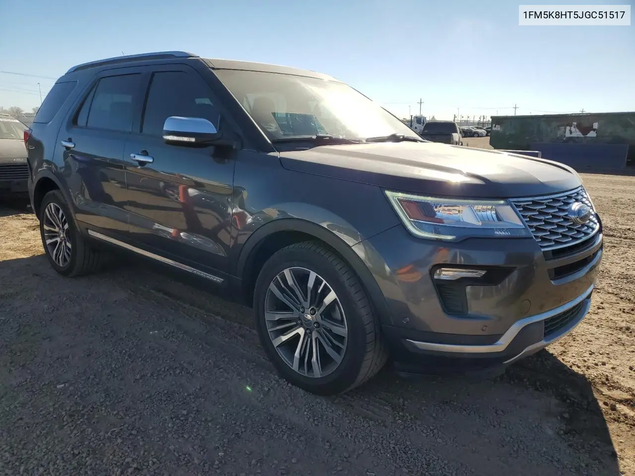 1FM5K8HT5JGC51517 2018 Ford Explorer Platinum
