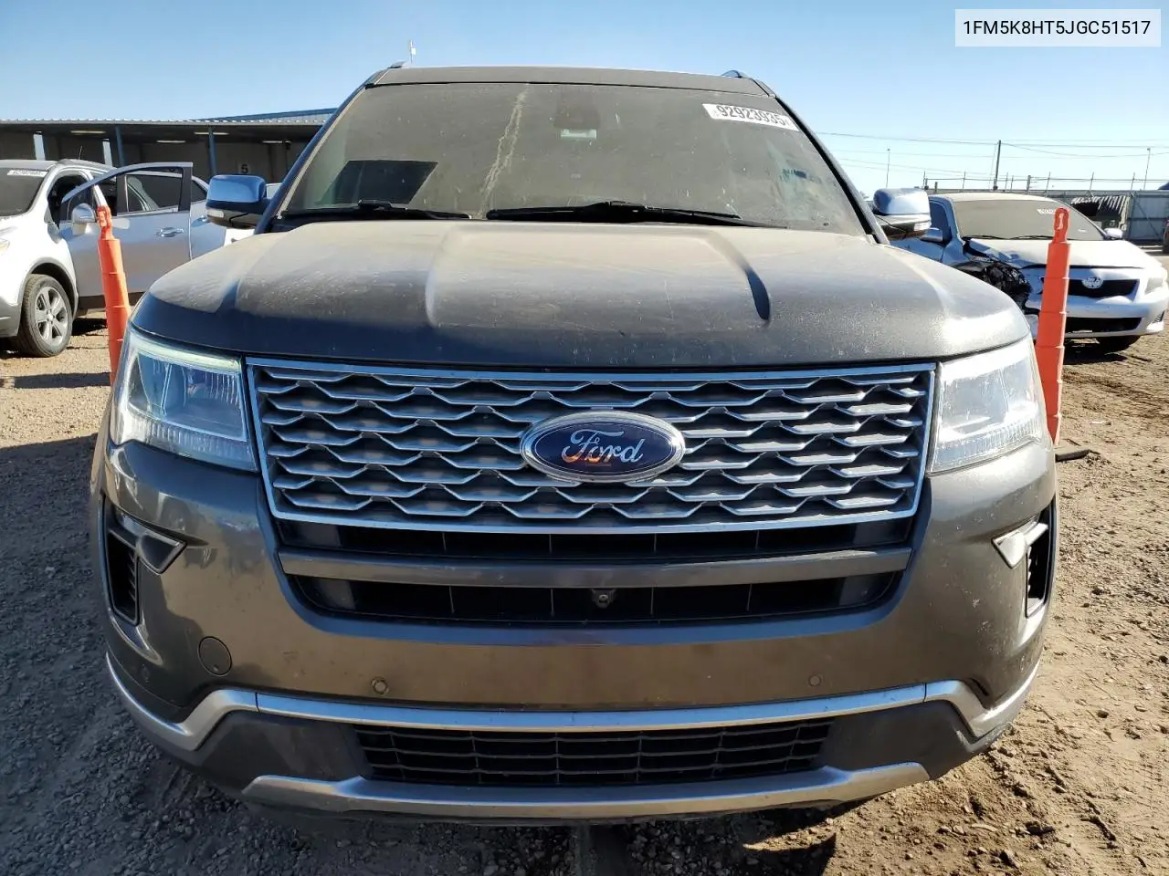 1FM5K8HT5JGC51517 2018 Ford Explorer Platinum